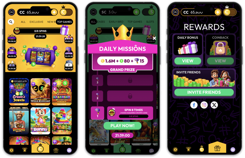 Crown Coins - Best Sweepstakes Casino