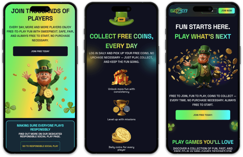 SweepNext Casino - Best Sweepstakes Casino